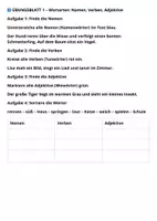 Vorschau - Arbeitsblätter - Wortarten AB LSG+Diplom! Volksschule - Seite 3