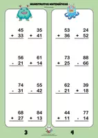 Vista previa - Hojas de trabajo - MONSTRUITOS MATEMÁTICOS (CÁLCULO 1º) Cuadernillo 7 - página 2
