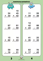 Vista previa - Hojas de trabajo - MONSTRUITOS MATEMÁTICOS (CÁLCULO 1º) Cuadernillo 8 - página 2