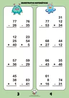 Vista previa - Hojas de trabajo - MONSTRUITOS MATEMÁTICOS (CÁLCULO 1º) Cuadernillo 9 - página 2