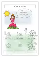 anteprima - Esercizi - I nomi alterati - Pagina di copertina