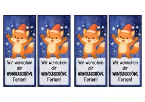 Vorschau - Anderer Materialtyp - Fuchsklasse Lesezeichen zu Weihnachten - Seite 2