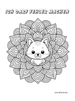 Vorschau - Mal- und Bastelvorlagen - Ausmal-Mandalas mit liebevollen Affirmationen - Deckblatt