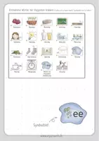 Vorschau - selbst erstellte Cliparts/Grafiken - Clipart-Paket Rechtschreibung: Wörter mit doppelten Vokalen - Seite 2