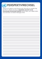 Vorschau - Arbeitsblätter - Arbeitsblatt: Perspektivwechsel - Auswirkungen des Ukraine Russland Kriegs / Politik / Sozialkunde / Klasse 10-12 internationale Sicherheit - Deckblatt