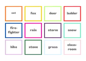 Vorschau - Spiele - Guess the Word / Englisch warm up Game / Wortschatzarbeit und Vokabeln / Klasse 6-8 - Seite 1