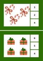 Voorbeeld - Kerstmis knijpkaarten – tellen en taal met plezier! - Pagina 3