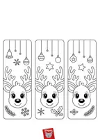Vorschau - Mal- und Bastelvorlagen - Lesezeichen zum Ausmalen / Weihnachten - Seite 2