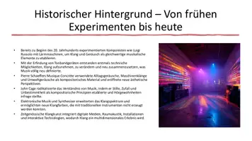 Vorschau - Präsentationen/Tafelbilder - Klangkunst & Experimentelle Musik – Präsentation für SEK II - Seite 2