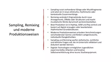 Vorschau - Präsentationen/Tafelbilder - Musikproduktion & Technologie – Präsentation SEK II - Seite 3