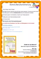 Vorschau - Spiele - Lesedomino „Tätigkeiten im Praktikum“ – Berufsorientierung & Lesetraining - Seite 1