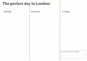 Vorschau - Arbeitsblätter - Flyervorlage London, Satzanfänge & Checkliste - Seite 3