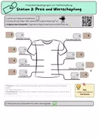 Vorschau - Arbeitsblätter - Produktionsbedingungen der Textilherstellung - Deckblatt