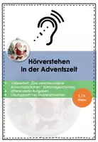 Vorschau - Arbeitsblätter - Hörverstehen im Advent „Das verschwundene Adventspäckchen“ – Kriminalgeschichte (Klasse 5/6) - Deckblatt