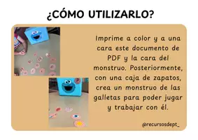 Vista previa - Juegos / Gamificación - EL MONSTRUO DE LAS GALLETAS DE LETRAS Y SONIDOS - página 3