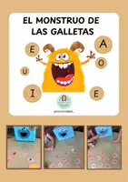 Vista previa - Juegos / Gamificación - EL MONSTRUO DE LAS GALLETAS DE LETRAS Y SONIDOS - Portada