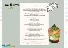 Vorschau - Arbeitsblätter - 💫 Prickel-Windlichter Winter & Weihnachten – mit Prickelpunkten - Seite 1