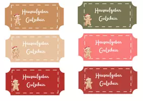 Vorschau - Anderer Materialtyp - Hausaufgabengutscheine Weihnachtsedition - Seite 3