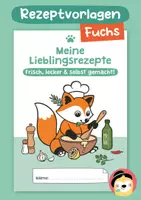 Vorschau - Arbeitsblätter - Rezeptvorlagen mit niedlichem Fuchs - Deckblatt