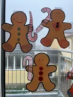 Vorschau - Mal- und Bastelvorlagen - Lebkuchenmann – Bastelvorlage für Weihnachten - Seite 3