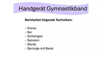 Vorschau - Stationenlernen - Stationskarten Handgerät Band Sportunterricht - Seite 2