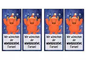 Vorschau - Anderer Materialtyp - Monsterklasse Lesezeichen zu Weihnachten - Seite 2