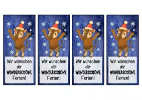 Vorschau - Anderer Materialtyp - Okapiklasse Lesezeichen zu Weihnachten - Seite 2