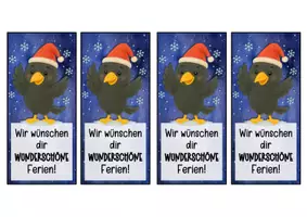 Vorschau - Anderer Materialtyp - Rabenklasse Lesezeichen zu Weihnachten - Seite 2
