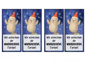 Vorschau - Anderer Materialtyp - Robbenklasse Lesezeichen zu Weihnachten - Seite 2