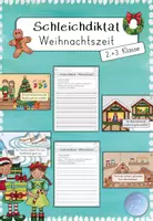 Vorschau - Arbeitsblätter - Schleichdiktat - Weihnachtszeit (2. - 3. Klasse) - Deckblatt
