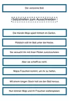 Vorschau - Arbeitsblätter - Klettgeschichten Hund Leseverständnis Deutsch 2. Klasse - Seite 3