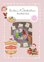 Vorschau - Mal- und Bastelvorlagen - Santas Keksteller - Mixed Media Technik - Deckblatt