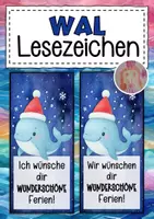 Vorschau - Anderer Materialtyp - Walklasse Lesezeichen zu Weihnachten - Deckblatt