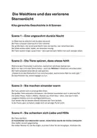 Vorschau - Bildkarten - Waldtiere und das verlorene Sternenlicht – 6 Bildkarten + Geschichte (Kamishibai/Erzähltheater - Seite 1