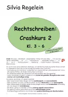 Vorschau - Arbeitsblätter - Rechtschreiben Crashkurs 2, Kl. 3 bis 6 - Deckblatt