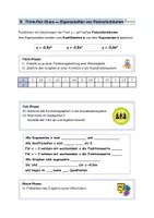 Vorschau - Stationenlernen - Eigenschaften von Potenzfunktionen - Erarbeitung nach Think-Pair-Share-Methode - Seite 2