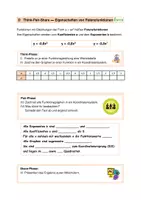Vorschau - Stationenlernen - Eigenschaften von Potenzfunktionen - Erarbeitung nach Think-Pair-Share-Methode - Seite 3