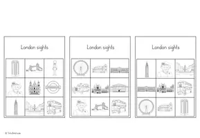 Vorschau - Arbeitsblätter - Materialpaket - "London" - Seite 1