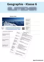 Vorschau - Arbeitsblätter - Arbeitsblatt zum Video: Gletscher-Check mit Tobi - Deckblatt