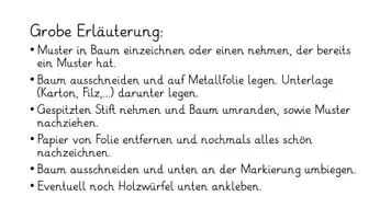Vorschau - Mal- und Bastelvorlagen - Metallfolie prägen- Weihnachtsbaum - Seite 2