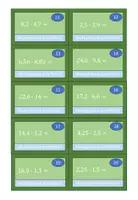 Vorschau - Aufgabenkarten - Aufgabenkarten - Dezimalzahlen multiplizieren - Seite 3