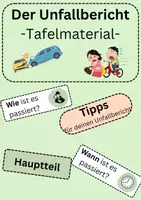 Vorschau - Poster - Unfallbericht Tafelmaterial - Deckblatt