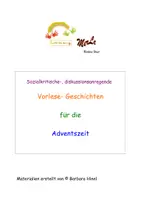 Vorschau - Text - sozialkritische Adventsgeschichten zum Nachdenken - Deckblatt
