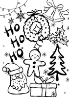 Vorschau - Mal- und Bastelvorlagen - Ausmalbilder Weihnachten Doodle Klasse 5-7 - Deckblatt