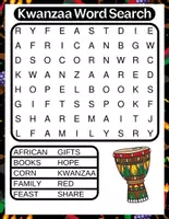 Vorschau - Arbeitsblätter - KWANZAA Word Search | Holiday Vocabulary & Spelling Worksheets - Seite 1