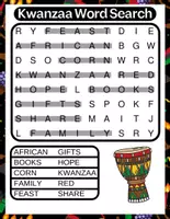 Vorschau - Arbeitsblätter - KWANZAA Word Search | Holiday Vocabulary & Spelling Worksheets - Seite 2