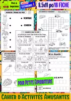 Aperçu - Feuilles d'exercices - Cahier d’Activités Amusantes pour Petits Explorateurs - Page de couverture