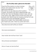 Vorschau - Arbeitsblätter - Auf dem Wintermarkt - Knuffies-Geschichten | Leseverständnis Klasse 1 + 2 - Seite 2