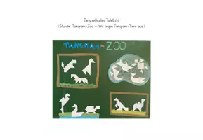 Vorschau - Arbeitsblätter - Tangram-Zoo (Idee & Laufzettel) - Seite 1