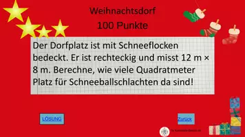 Vorschau - Arbeitsblätter - Mathe-Duell Weihnachten (Klasse 7) – Quiz & Spiel | Mit Lösungen | Das festliche Zahlen-Duell - Seite 2